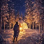 Aurora Igloo Village Yllaes - Hot Tub