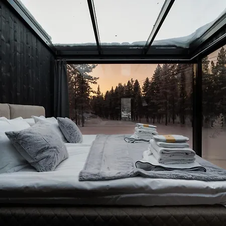 Daire Aurora Igloo Village Yllaes - Hot Tub *