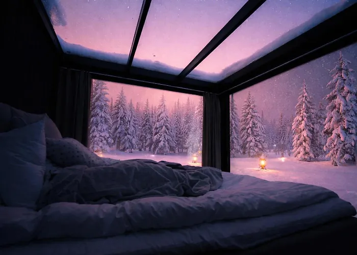 Aurora Igloo Village Yllaes Nox - Hot Tub アパート *