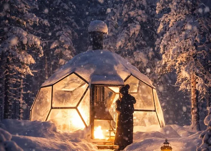 アパート Aurora Igloo Village Yllaes Nox - Hot Tub Ylläsjärvi