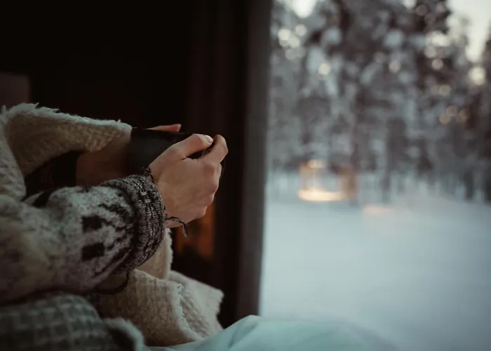 Aurora Igloo Village Yllaes Nox - Hot Tub アパート